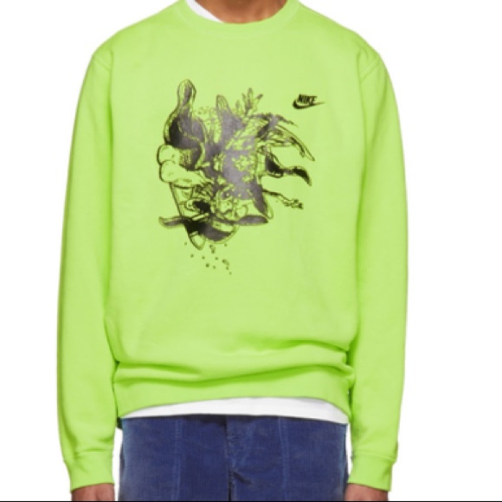 ERL Green Nike Edition Witch Sweatshirt